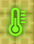 Thermostatsymbol grün